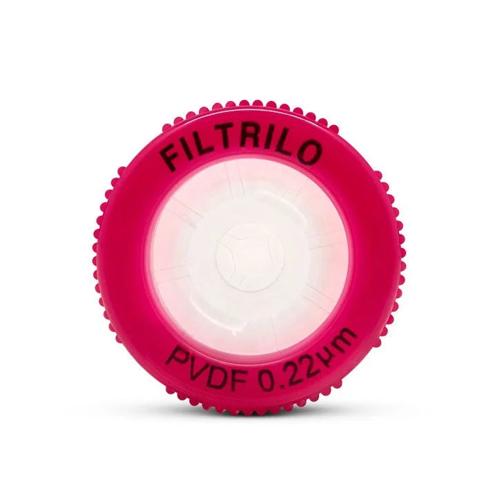 FILTRO PARA SERINGA - NÃO ESTÉRIL - PVDF - 0.22um / 0.45um - Ø 13mm / Ø 25mm - FILTRILO - 100 UNIDADES