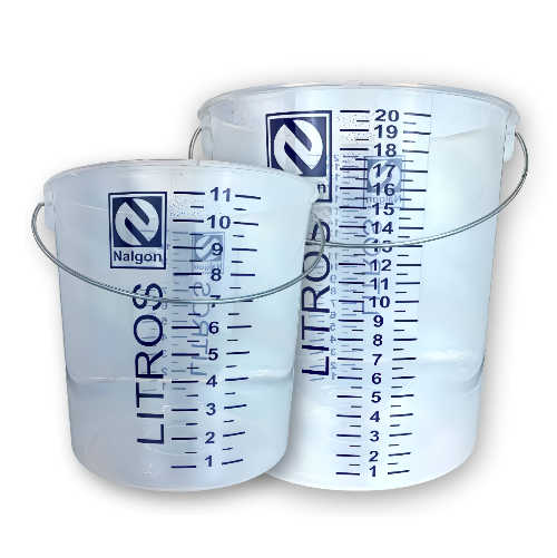 Balde de Polipropileno (PP) - Autoclavável - Capacidade de 11 L e 20 L