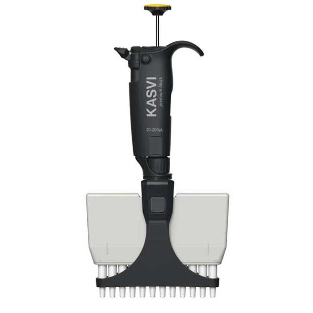Micropipeta - Volume Variável - Multicanal (8 e 12 Canais) - Premium Black - Kasvi