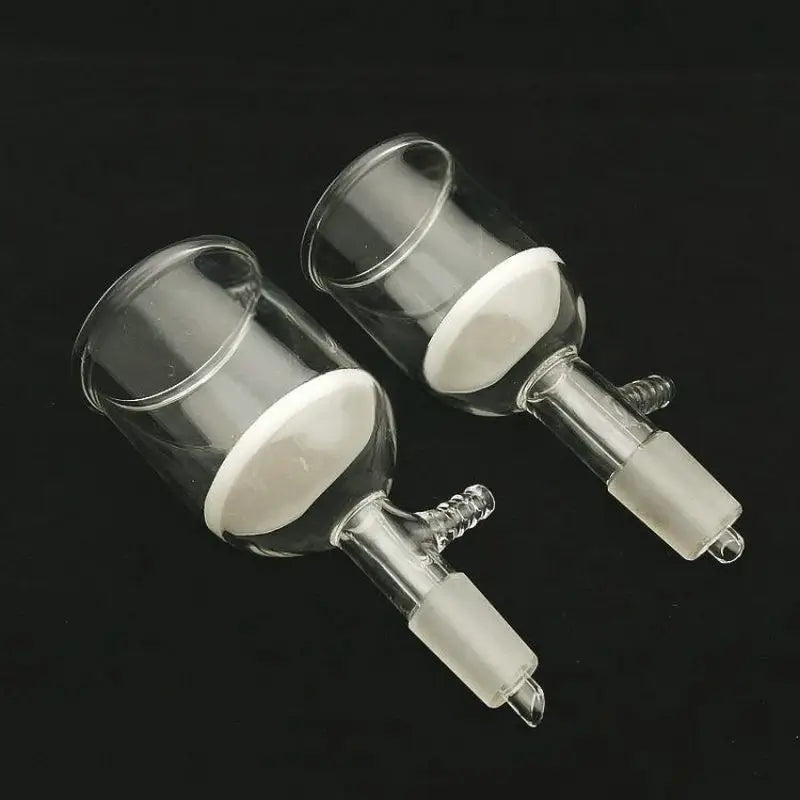 Funil Buchner de Vidro com Placa Porosa, Junta 24/40 e Conector de Sucção - Volume de 150 mL