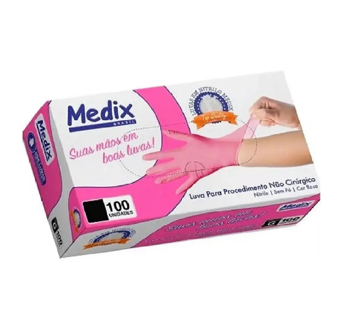 Luva de Nitrilo - Sem Pó - Vários Tamanhos e Cores