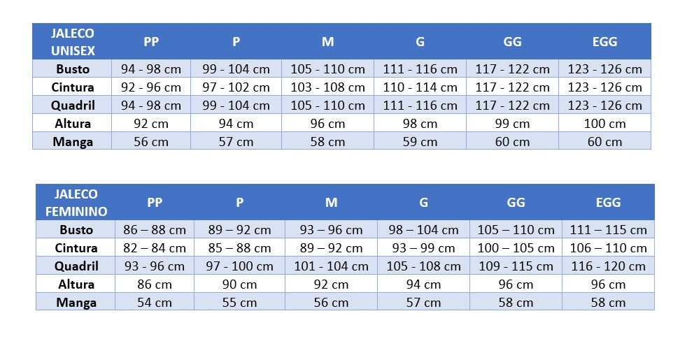 Jaleco Branco Profissional - Avental - 100% Algodão - Manga Longa