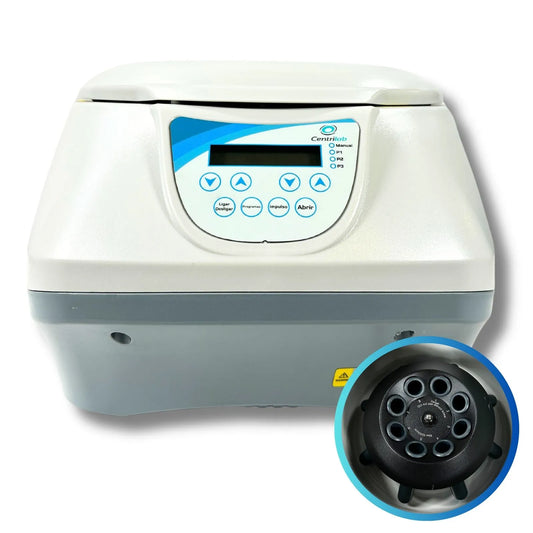 Centrifuga Clínica Microprocessada Digital - 8 x 15 mL - Rotação de 5.000 RPM - Modelo CE1161 - Centrilab
