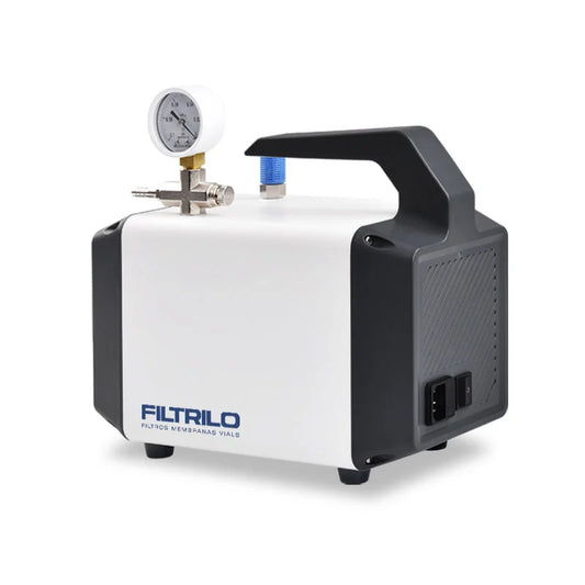Bomba de Vácuo Isenta de Óleo -  Tipo Pistão - Revestimento de PTFE - Filtrilo