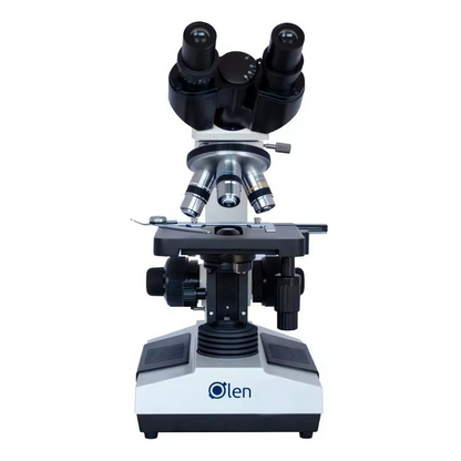 Microscópio Binocular Acromático Profissional - 1600X - Modelo K55-BA - Olen