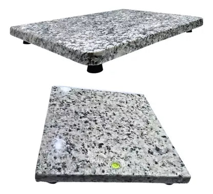 Mesa Antivibratória para Balança - Granito - 30 x 40 cm - Incluso Marcador de Nível