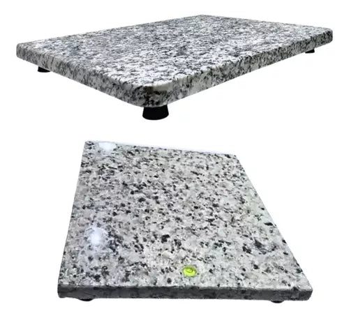 Mesa Antivibratória para Balança - Granito - 30 x 40 cm - Incluso Marcador de Nível