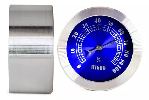 Higrometro Bimetalico Inox - 0 a 100% - Portátil - Incoterm