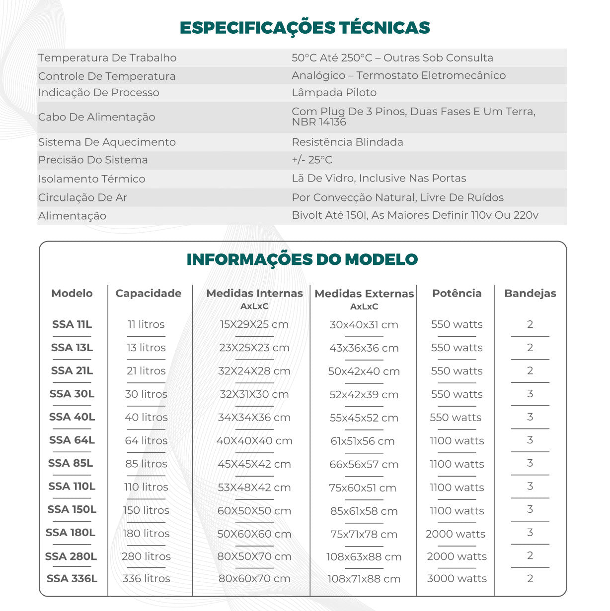 Estufa de Esterilização e Secagem Analógica - Solidsteel - Várias Dimensões