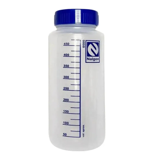 Frasco Plastico de Reagente - Polipropileno (PP) - Boca Larga - Várias Dimensões