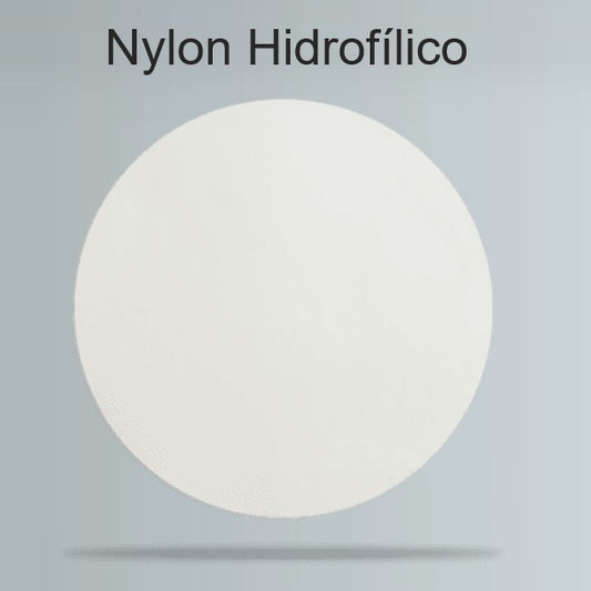 MEMBRANA FILTRANTE - NYLON HIDROFILICO - 0.22um / 0.45um - Ø 47mm - FILTRILO