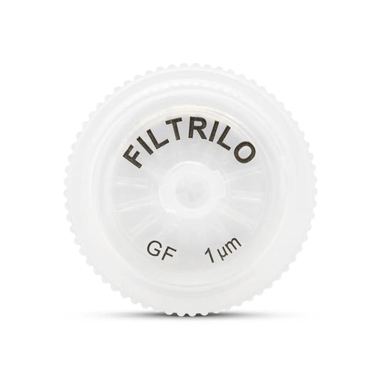 Filtro para Seringa de Fibra de Vidro (GF) - Não Estéril - 1 μm - 100 Unidades