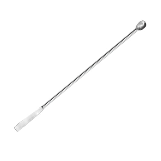 ESPÁTULA DE AÇO INOX COM MICRO COLHER 3MM - VÁRIAS DIMENSÕES