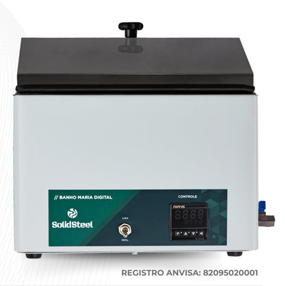 Banho Maria Digital - Linha SSD - Solidsteel - Várias Dimensões