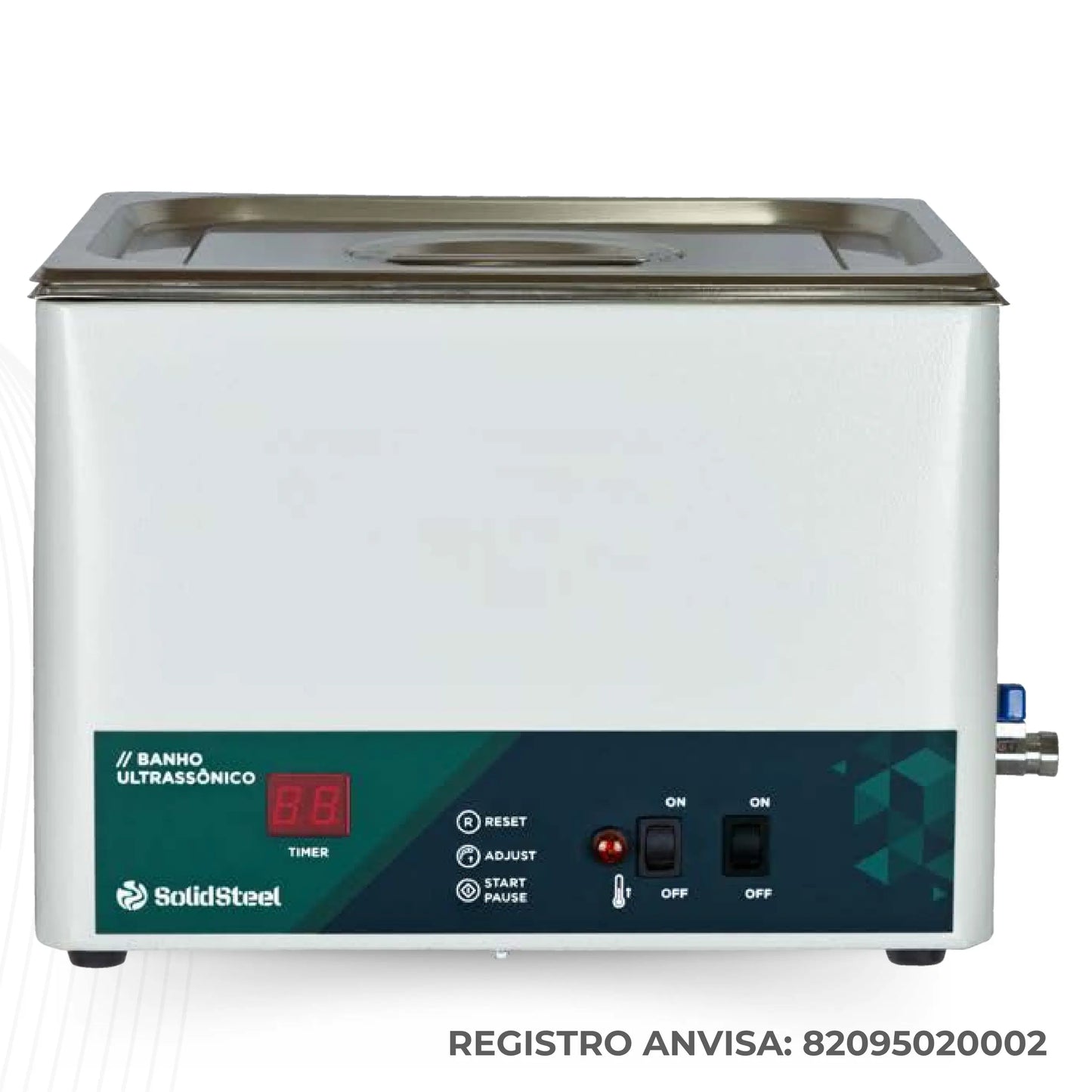 Banho Ultrassonico com Aquecimento até 35°C - 40 kHz - Várias Dimensões