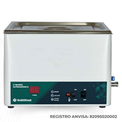 Banho Ultrassonico com Aquecimento até 35°C - 40 kHz - Várias Dimensões