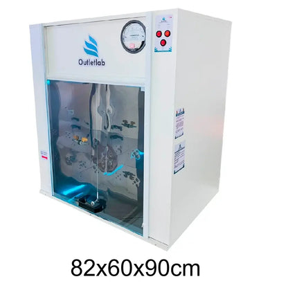 Capela de Fluxo Laminar com Filtro Hepa H14 (99,995%) - MDF - Incluso Motor de Exaustão - Várias Dimensões