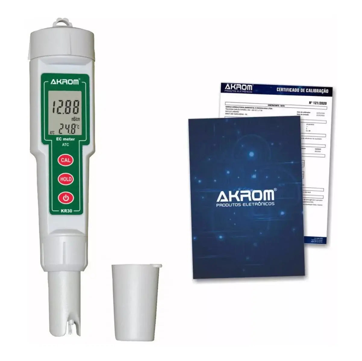 Condutivímetro com Certificado de Calibração - Portátil