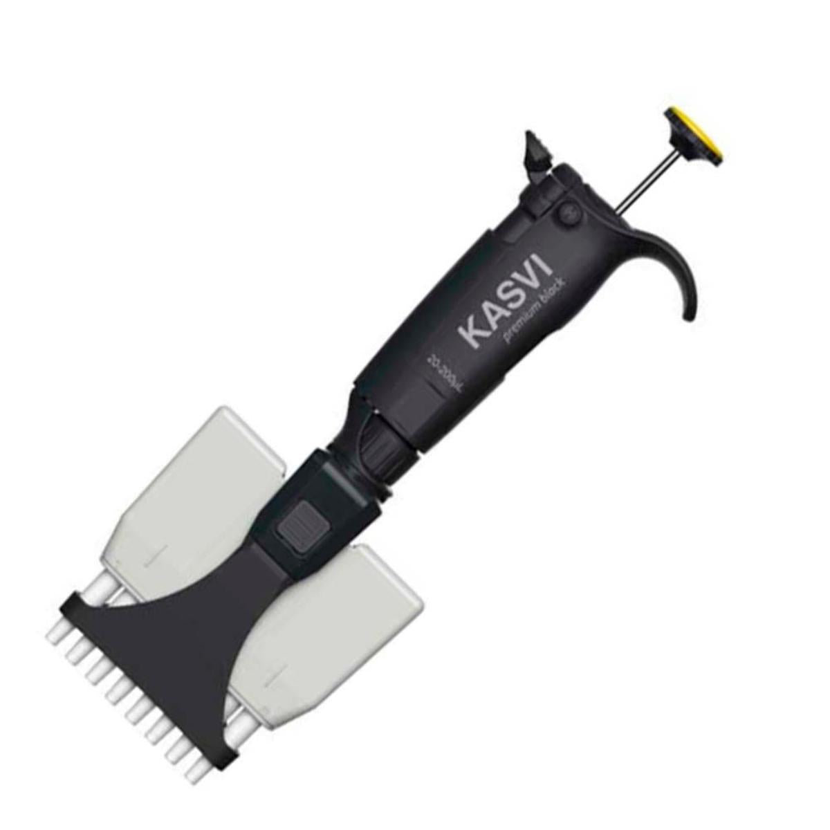 Micropipeta - Volume Variável - Multicanal (8 e 12 Canais) - Premium Black -  Kasvi