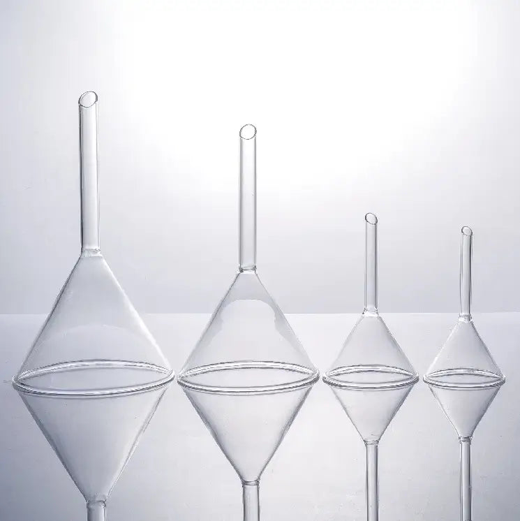 Funil Analitico de Vidro - Vários Tamanhos