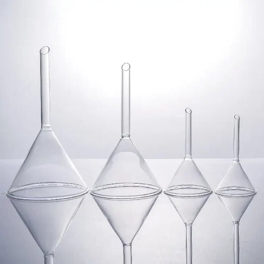 Funil Analitico de Vidro - Vários Tamanhos