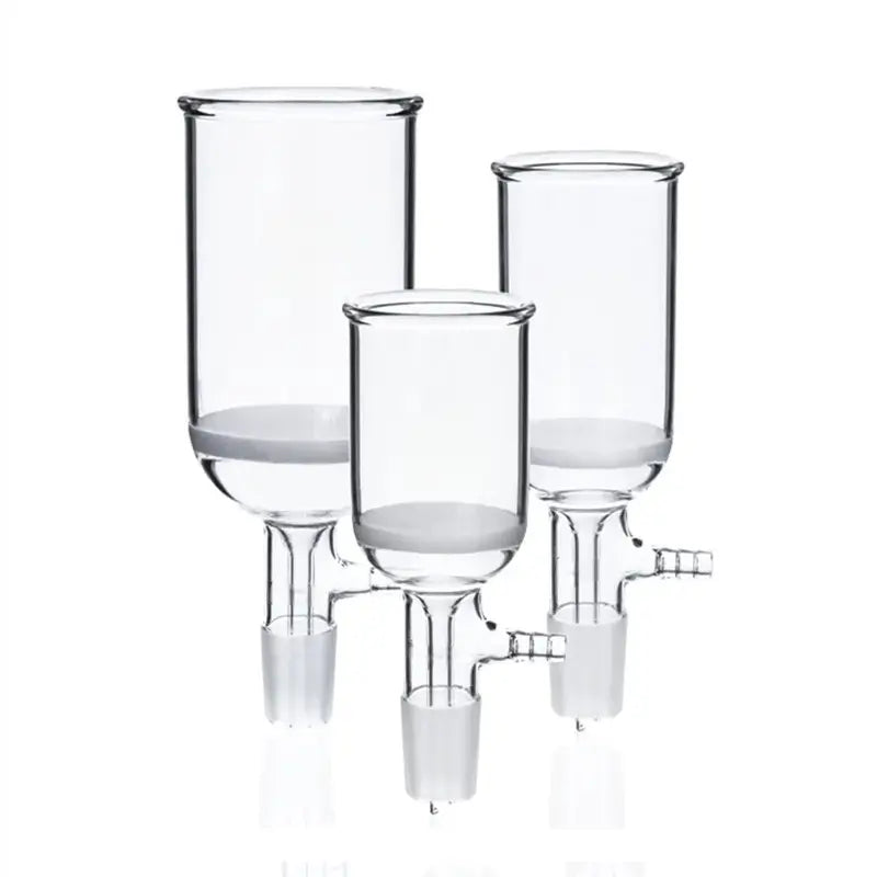Funil Buchner de Vidro com Placa Porosa, Junta 24/40 e Conector de Sucção - Volume de 150 mL