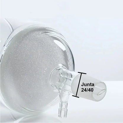 Funil Buchner de Vidro com Placa Porosa, Junta 24/40 e Conector de Sucção - Volume de 150 mL