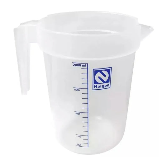JARRA PLASTICA GRADUADA - POLIPROPILENO (PP) - NALGON - VÁRIAS DIMENSÕES