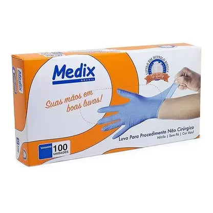 Luva de Nitrilo - Sem Pó - Vários Tamanhos e Cores