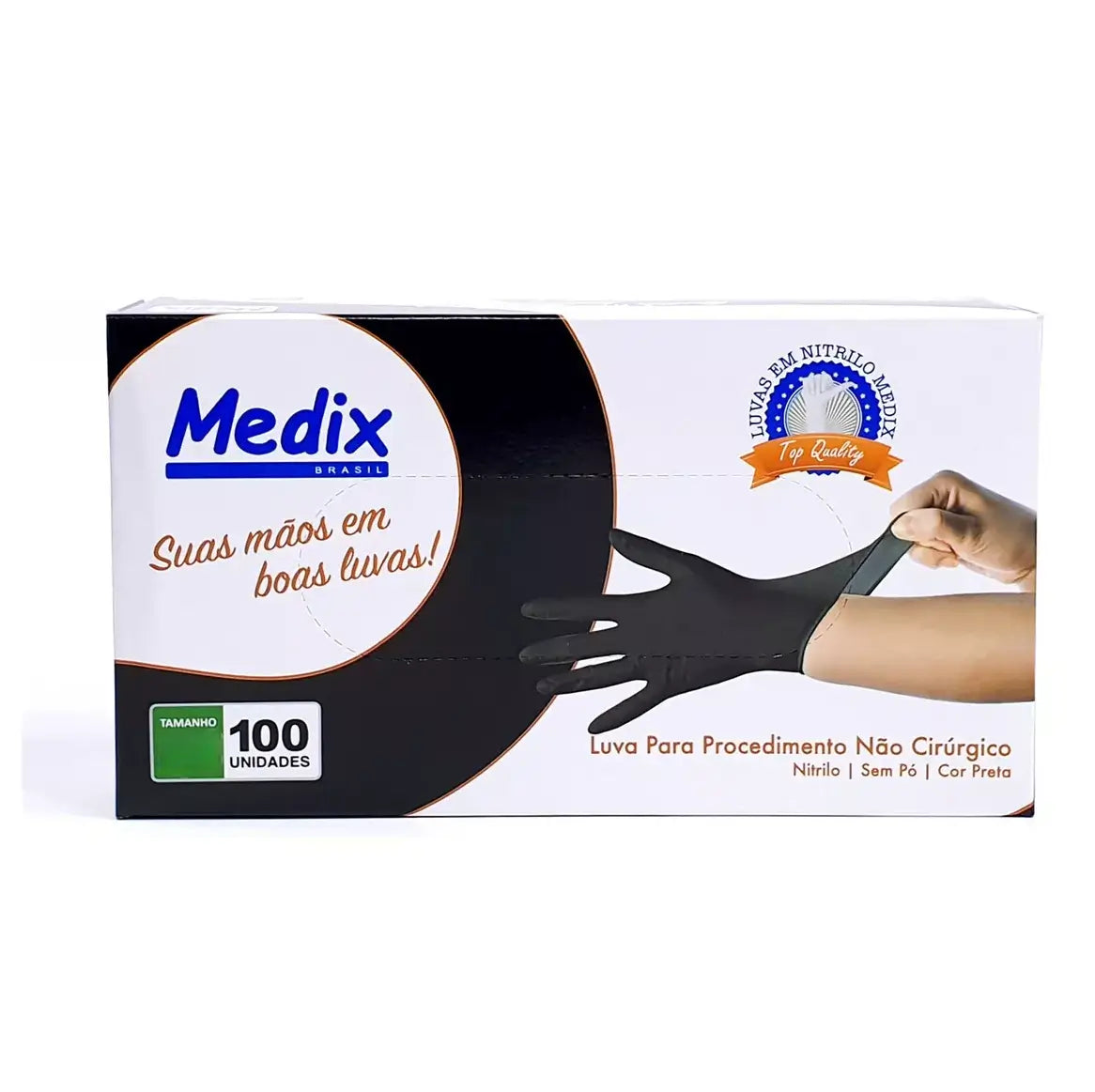 Luva de Nitrilo - Sem Pó - Vários Tamanhos e Cores