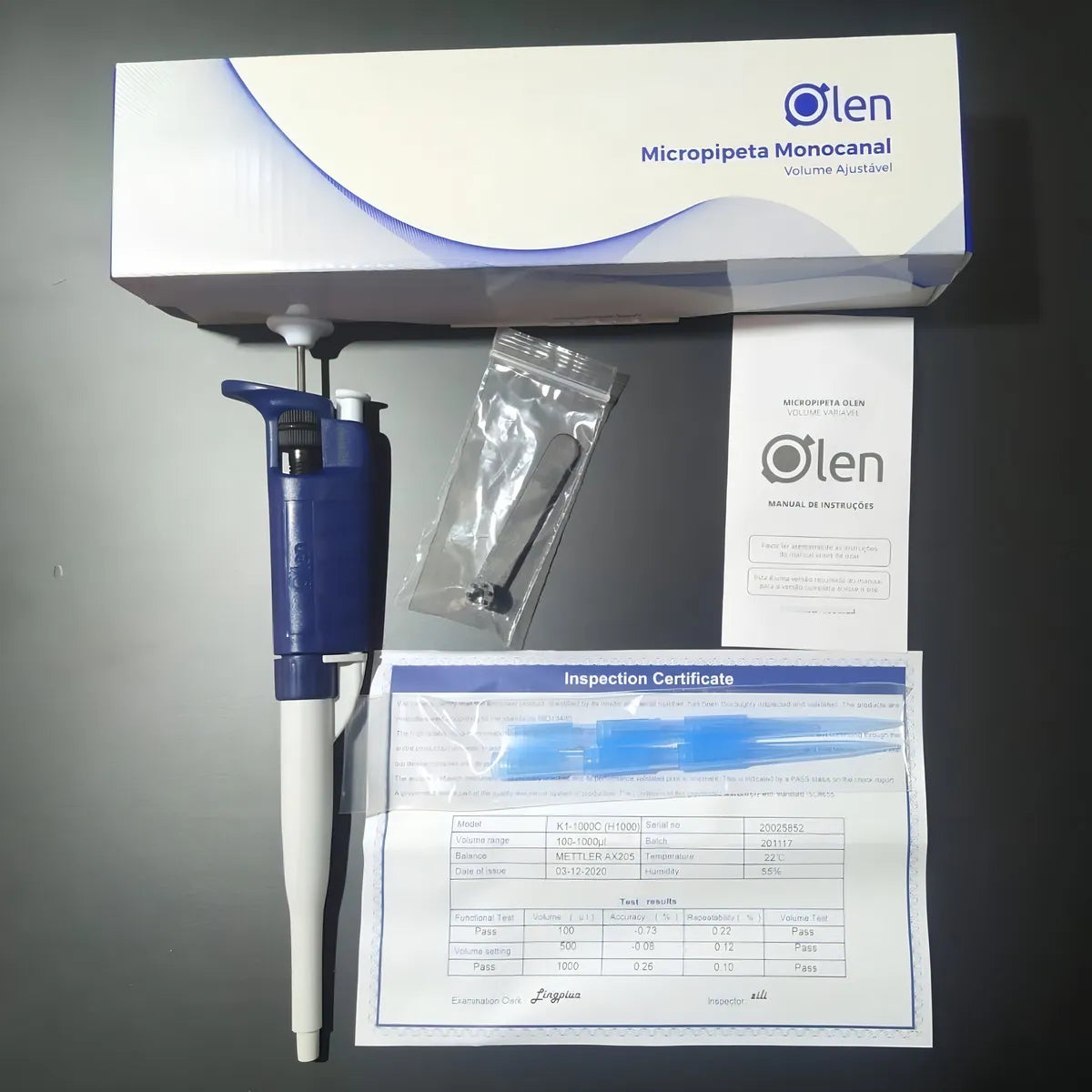 Micropipeta - Volume Variável - Monocanal