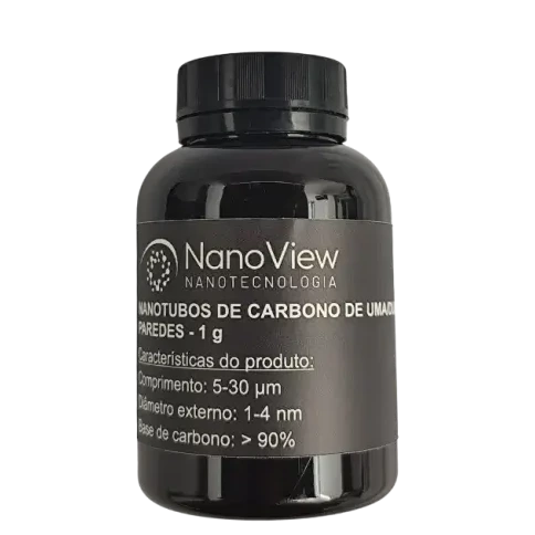 Nanotubos de Carbono de Uma/Duas Paredes –  1 a 4 nm - Alta Pureza – Pó