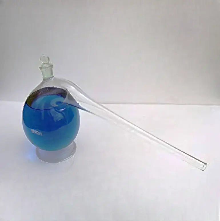 Retorta de Vidro com Rolha (Vidro) - Destilação Clássica