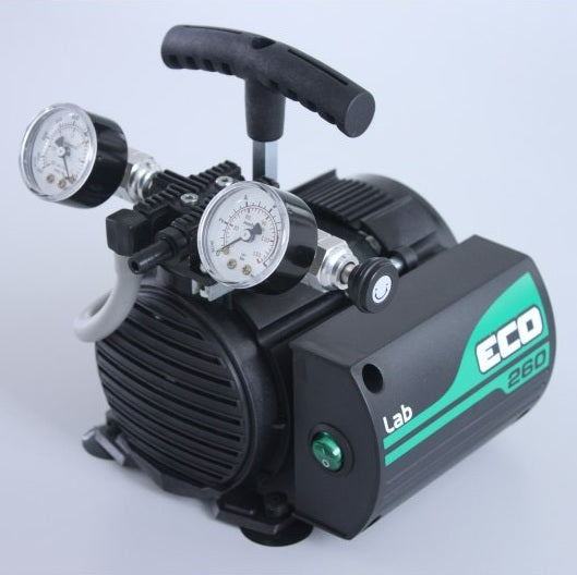 Bomba de Vácuo e Compressor - Isenta de Óleo -  Tipo Pistão - 26 L/min - 695 mmHg - Biomec